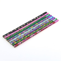 BECOL gros fruits parfumés crayons HB étudiant crayon Standard Logo personnalisé imprimé crayon en bois avec gomme