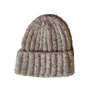 Len Mềm Pha Trộn Dệt Kim Mũ Mùa Đông Cho Phụ Nữ Và Nam Giới Phổ Thông Vải Với Tùy Chỉnh Mô Hình Thư - Product Image 3