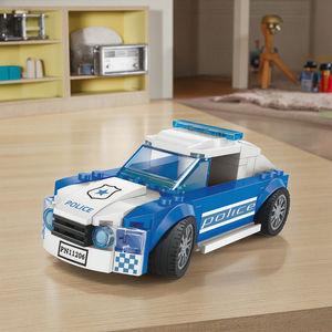 Bloc voiture Citycar voiture de Police petites pièces MOC briques construire bloc voiture enfants éducatif assembler bloc de construction jouet brique ensemble - Product Image 6
