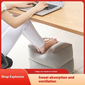 Repose-pieds de voiture à <span class=keywords><strong>coussin</strong></span> d'air <span class=keywords><strong>gonflable</strong></span> à trois couches populaires <span class=keywords><strong>pour</strong></span> les voyages, les hôtels et les avions - Product Image 3