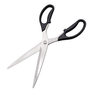 Stainless Steel Kitchen Scissors 8 <b>In</b> Black Blade For Cutting <b>Chicken</b> Steak Barbecue Use - Product Image 2