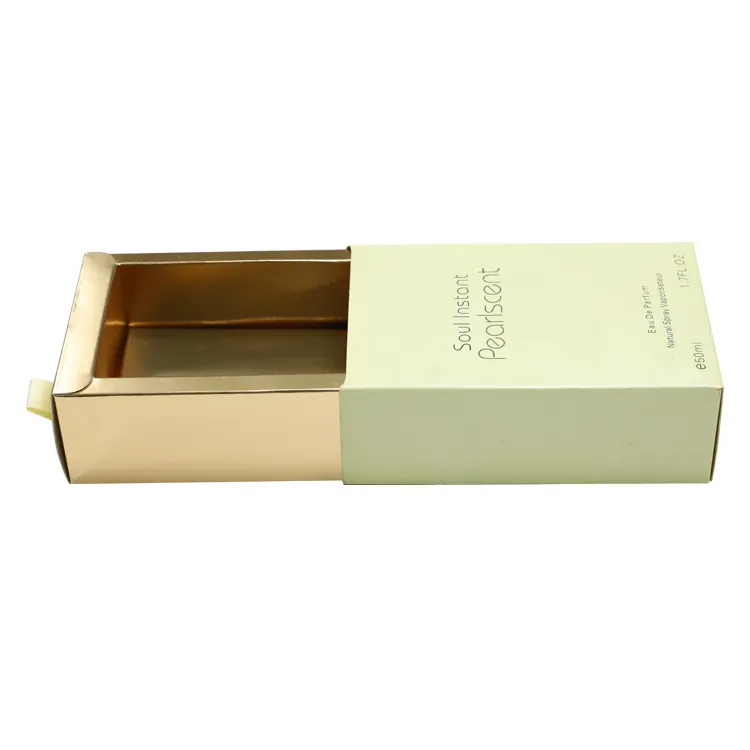 wholesale sliding drawer paper box cheap hot sale for cosmetic packages velvet box