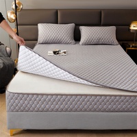 Housse de matelas à motif, hypoallergénique, anti-insectes et respirante, avec fermeture éclair intégrale pour matelas très profonds