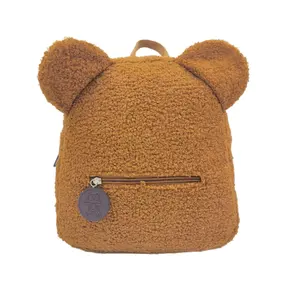 Plush Teddy Backpack Bookbags Kids Toddler School Backpack Child Schoolbag Mini Plush Backpack Hot Sell Back to School Cartoon