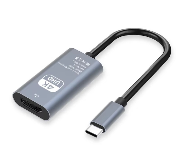 Black TypeC to HDMI 4k 30hz