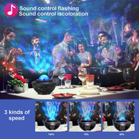 Offre Spéciale fête Disco romantique rvb couleur atmosphère galaxie étoile veilleuse Led projecteur lampe lumière avec musique pour enfants