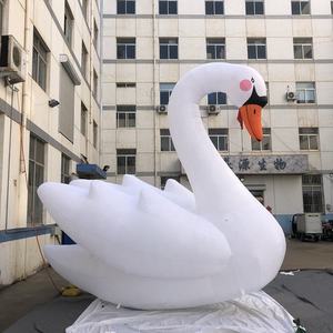 Grand <span class=keywords><strong>Cygne</strong></span> Gonflable Blanc, Sculpture de <span class=keywords><strong>Cygne</strong></span> Élégante pour la Décoration de Mariages et d'Événements - Product Image 3