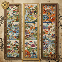Cartes de collection d'anime japonais PKM, cartes à jouer avec des personnages d'anime, cartes en métal, boîte mystère, jeu de société, cadeaux pour enfants