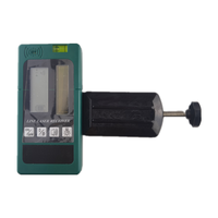 Détecteur laser professionnel de haute précision alimenté par piles AA avec protection IP55 pour récepteur de niveau laser extérieur rouge et vert