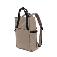 Sac à dos convertible élégant et imperméable de taille moyenne personnalisé pour femmes, sac fourre-tout moderne avec compartiment pour ordinateur portable