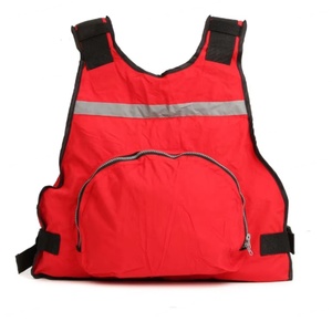 Chaleco Rojo Personalizado de Lona para Pesca, Senderismo, Periodismo, Caza, Fotografía, Chaleco Safari con Múltiples Bolsillos para Hombre - Product Image 4
