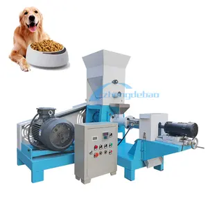 Automatic small dog food extruder machine floating fish feed extruder Pet Cat Feed Pellet Machine For Zoo