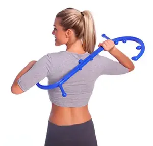 Neuzugang S-förmiger <span class=keywords><strong>Theracane</strong></span>-Massagehäkel Akupunktur Auslöser ganzkörper-Selbstmassage-Stift hohe Qualität