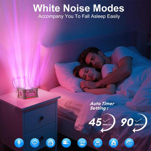 寝室用7色宝箱型ナイトライト、オーロラライトプロジェクター、調光可能なギャラクシー プロジェクター、クリスマスギフト用の雰囲気照明 - Product Image 4