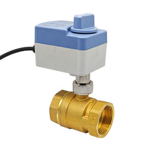 Vanne à bille électrique en laiton, étanche IP65, motorisée avec fonction de commutation manuelle, 1/2" 3/4" 1" 12V/24V/220V - Product Image 6