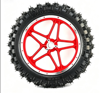 Ban Motor Off Road Apollo Xiaolia 49cc 2.50-10 Depan Belakang Set Velg Aluminium Alloy Untuk Suku Cadang Motor Trail