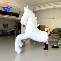 Accessoires de performance gonflables pour défilés : Cheval et licorne gonflables de carnaval Chenghuang ; Grand costume personnalisable en tissu Oxford renforcé