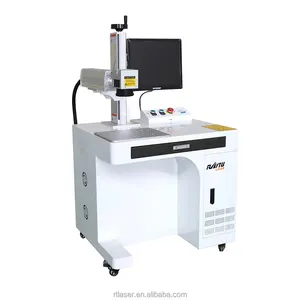 30 Wát 50 Wát raycus jpt sợi laser tùy chọn ROTARY vàng thép Khắc Cắt Laser đánh dấu máy cho kim loại