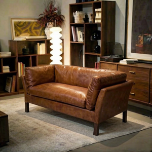 Divano Sezionale in Vera Pelle Marrone <span class=keywords><strong>Vintage</strong></span>, Set di Divani di Lusso in Velluto per <span class=keywords><strong>Arredamento</strong></span> <span class=keywords><strong>Soggiorno</strong></span> e Lobby - Product Image 2
