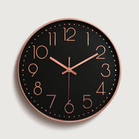 12 Zoll 30cm Spritzguss Bestseller Neues Produkt Farbige Kunststoff Runde Geräuschlose Wanduhr Heimdekoration Despertador Dekor