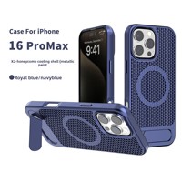 Coques de téléphone portable compatibles avec les modèles 16/15 et Mate 7, avec support magnétique invisible pour dissipation thermique et design animalier