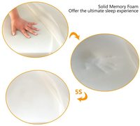 Großhandel Orthopädisches Memory-Foam-Hundebett mit Abnehmbarem Waschbarem Bezug Gelenkstützendes Schlafbett für Mittelgroße und Große Hunde