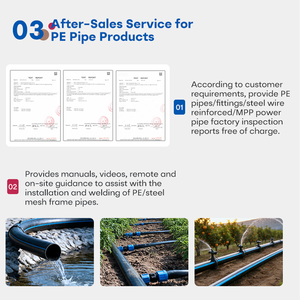 Tuyau en polyéthylène (PE) de 50 mm, tube d'irrigation goutte à goutte en plastique noir de 2 pouces, tuyau enroulé en PEHD pour l'approvisionnement précis en eau des racines - Product Image 4