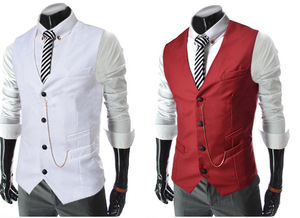 <span class=keywords><strong>Gilet</strong></span> de <span class=keywords><strong>Costume</strong></span> <span class=keywords><strong>Homme</strong></span> Slim en Laine Réversible <span class=keywords><strong>Double</strong></span> <span class=keywords><strong>Boutonnage</strong></span> Coupe-Vent Design Personnalisé Haute Qualité Pièce Tendance Utilitaire - Product Image 3