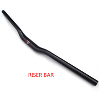 Nouveau guidon de vélo de montagne en fibre de carbone 3K, forme en V/serre-câble, 31,8x601-700mm, diamètre de serrage 31,1-32,5mm, accessoires de vélo