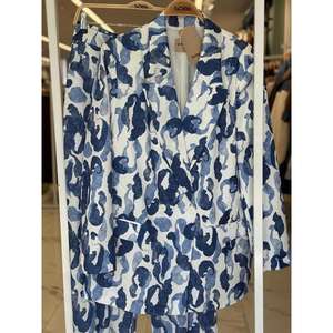 ชุดสูทผ้าซาตินลายโซเบ้ผู้หญิงแขนสามส่วนฤดูร้อนป้องกันริ้วรอยหรูหราหลากสี - Product Image 2