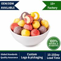 OEM 2025 Supermarkten verkopen gezonde, magere, afslankende fruit- en notensnacks: gevriesdroogde aardbeien, mango, cashewnoten en gedroogd fruit.