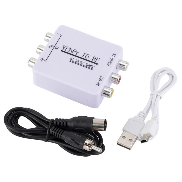 MINI YPbPr to RF Audio Converter Composite Video and S-video