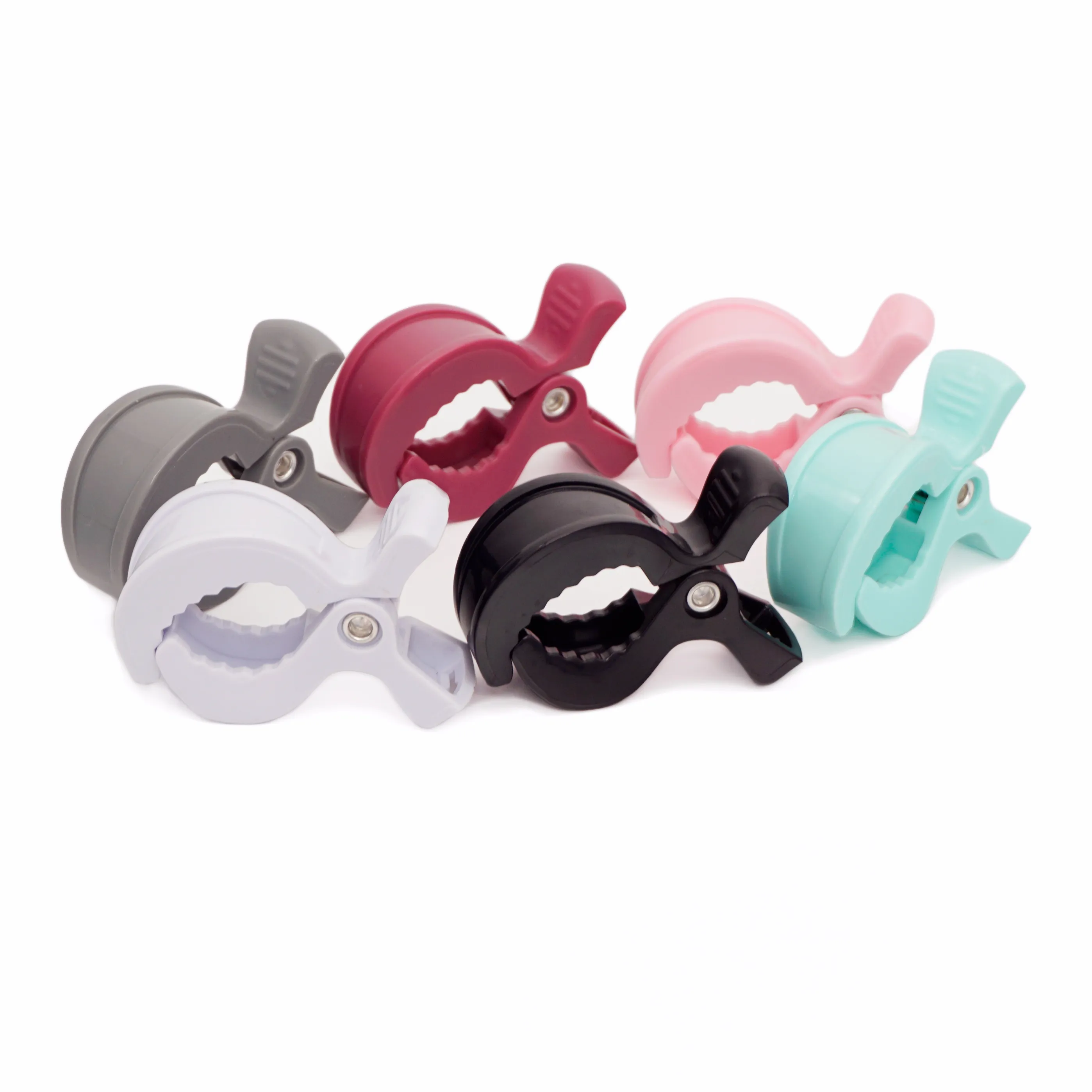 Multi Use Pp Black Stroller Hooks Pacifier Clip Pram Stroller Pegs Car Baby Toy Accessories Plastic Clip