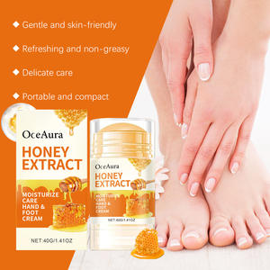 Crème pour les mains et les pieds au miel 40g Réparer les mains et les pieds craquelés et exfoliants Crème de soin hydratante pour les mains et les pieds - Product Image 3