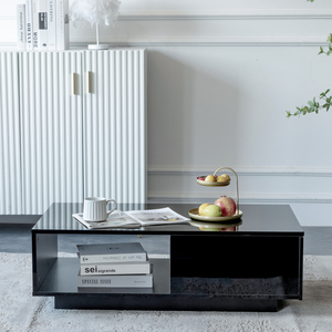 Ưu đãi đặc biệt hiện đại di động thêm màu trắng lớn tròn gỗ rắn etiopean và eritrean lễ Led nhà Bàn cà phê - Product Image 3