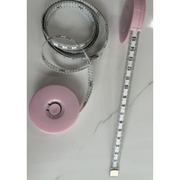 Ruban à mesurer en plastique personnalisé, 60 pouces, 150 cm, pour le corps, la couture, le tissu, le tricot, l'artisanat à domicile, les mesures