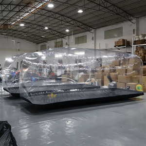 Открытый прозрачный Автомобильный дисплей палатка против пыли автомобильный чехол для хранения надувной парковочный защитный укрытие - Product Image 1