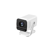 Dernier système Android 14, LCD sans fil, WiFi 6, résolution native 1280x720P, mini projecteur portable LED pour cinéma maison, 170 lumens ANSI, projecteur intelligent