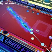 Machine d'arcade de billard électronique numérique AR pour aire de jeux intérieure, table de billard interactive intelligente pour centre de divertissement et salle de jeux