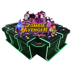 Hot Bán Sang Trọng Cá Trò Chơi Bảng 10 Người Chơi 86/100 Inch Đồng Xu Hoạt Động Điện Tử Kim Loại Tủ Cho Đại Dương Vua Cá Hội Đồng Quản Trị - Product Image 5