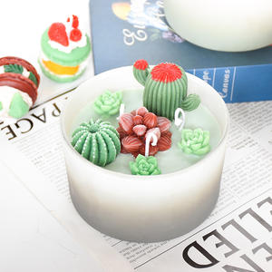 Bougie en <span class=keywords><strong>cire</strong></span> de soja parfumée de luxe à vendre, boîte de mariage en cristal naturel, bougie pilier faite à la main, décoration de maison personnalisée - Product Image 3