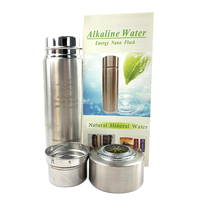 CAMAZ labu air alkali 300ml, air minum warna abu-abu