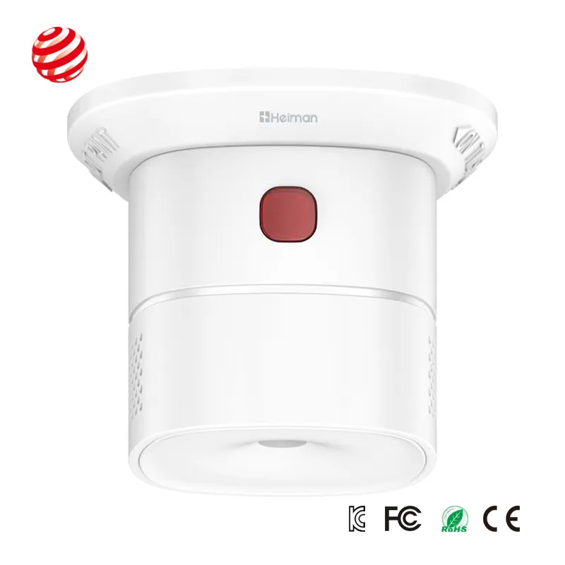 Heiman Smart Home Security Brandalarm Tuya Zigbee Z-Wave Co Detector Gevoelige Foto-Elektrische Koolmonoxide Alarm