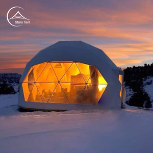 Dômes de glamping de luxe pour événements, tentes pour réunions de famille en plein air, bannières pour camping - Product Image 1