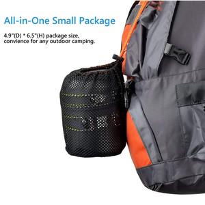 Ngoài Trời Cắm Trại Ultralight Xách Tay Đồ Nấu Nướng Thiết Lập Với Nồi Pan Và Bếp Dã Ngoại Không Dính 2-3 Người Gấp Nhỏ Gọn Đồ Nấu Nướng Thiết Lập - Product Image 4