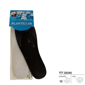 Plantillas Negro 12/U Para Nios Confortables - Product Image 3