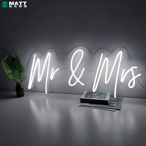 Dropshipping bán buôn tùy chỉnh cá nhân Tên đám cưới neon ánh sáng dấu hiệu thư OH bé Neon dấu hiệu - Product Image 5