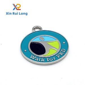 <span class=keywords><strong>Lot</strong></span> de médaillon de course virtuel, médaillon vierge, de haute qualité, avec ruban, fourniture chinoise, bon marché - Product Image 2