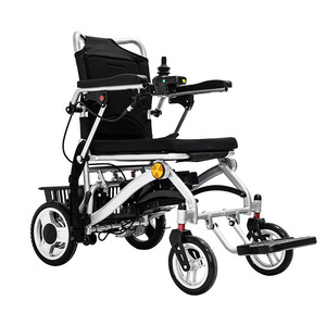 <span class=keywords><strong>Fauteuil</strong></span> <span class=keywords><strong>roulant</strong></span> <span class=keywords><strong>motorisé</strong></span> pliable en alliage d'aluminium pour personnes âgées et personnes handicapées - Product Image 2