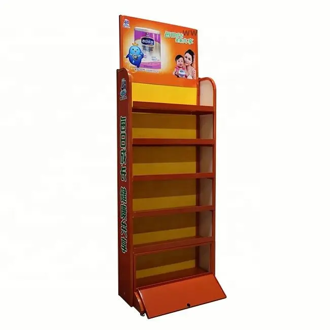 Floor Retail Potato Chip & Snack food Shelf Rack Supermarket Chips Stands Dump Bin Display